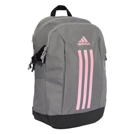 Mochila Adidas Power VII - Cinza e Rosa Único