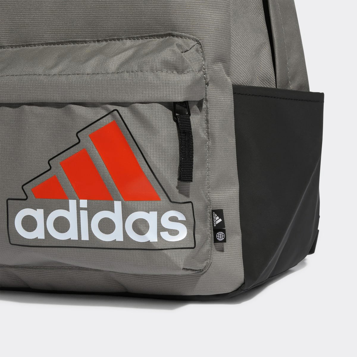 Mochila Adidas Urban Unissex Prata+Vermelho Netshoes
