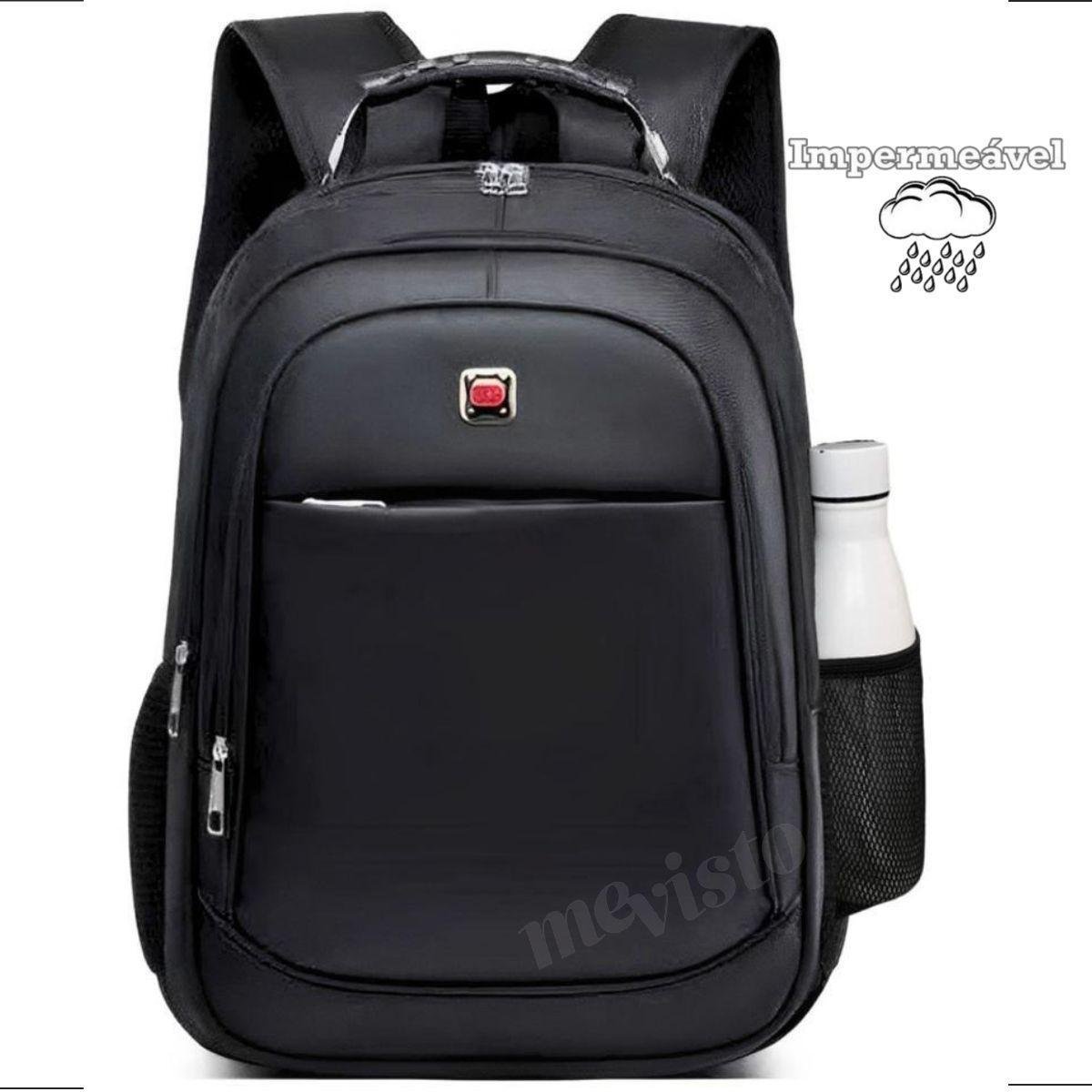 Mochila Alça Cabo Aço Resistente Notebook 15.6' Escola Faculdade Menor preço em Mochila Alça Cabo Aço Resistente Notebook 15.6' Escola Faculdade