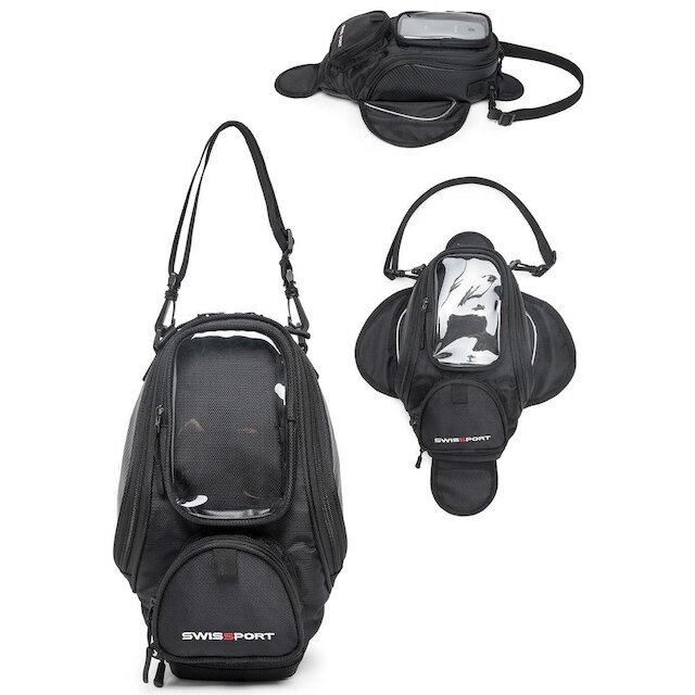 Mochila Alforge Reforçada Imãs Tanque de Moto 5 Litros