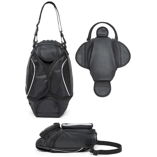 Mochila Alforge Reforçada Imãs Tanque de Moto 5 Litros