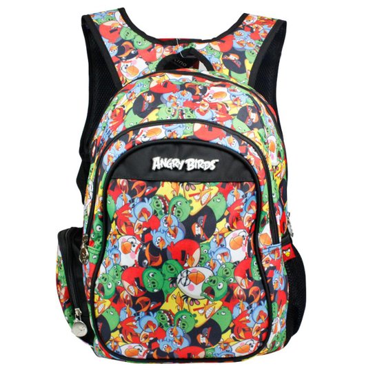 Mochila Angry Birds Porta Notebook - Estampado