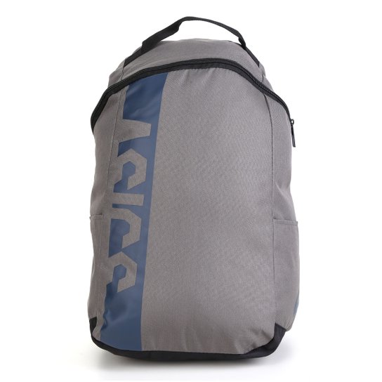 Mochila Asics Logo - Cinza Menor preço em Mochila Asics Logo - Cinza