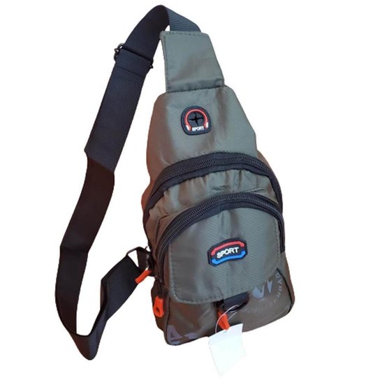 Mochila Bag Space On Transversal Pochete Alça Única Saída Usb Unissex - Verde claro Menor preço em Mochila Bag Space On Transversal Pochete Alça Única Saída Usb Unissex - Verde claro