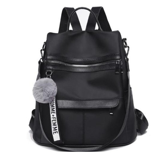 Mochila Bolsa Antifurto Feminina Tiracolo Mochilinha - Preto Menor preço em Mochila Bolsa Antifurto Feminina Tiracolo Mochilinha - Preto
