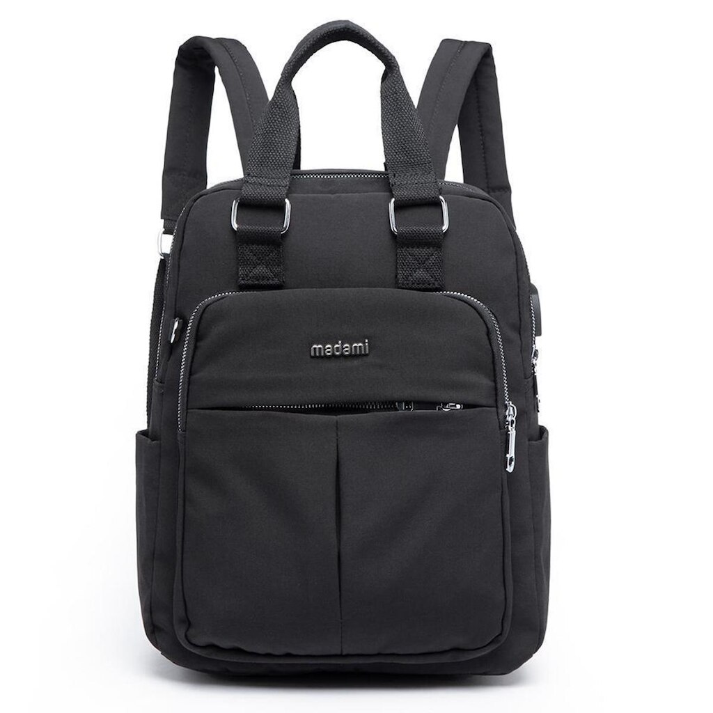 Mochila Bolsa Feminina Notebook Reforçada Usb Resistente 12 Litros