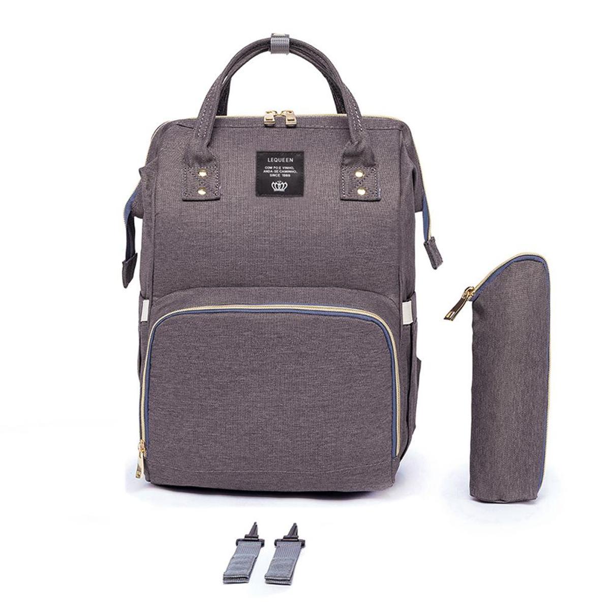 Mochila Bolsa Maternidade Bebê Lequeen Urban Multifuncional Térmica Menor preço em Mochila Bolsa Maternidade Bebê Lequeen Urban Multifuncional Térmica
