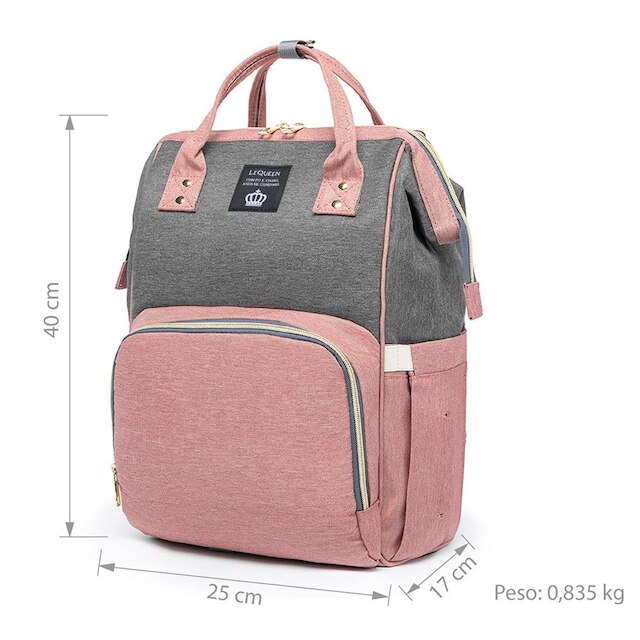 Mochila Bolsa Maternidade Bebe Lequeen Urban Multifuncional Termica Cinza Rosa Netshoes Mochila Bolsa Maternidade Bebe Lequeen Urban Multifuncional Termica Cinza Rosa Netshoes