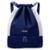 Mochila Bolsa Saco com Cordão Esportiva Impermeável Anti roubo Academia Treino Passeio Dia a Dia - Marinho
