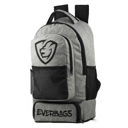 Mochila Bolsa Térmica Fitness Marmita Escolar Master Everbag - Cinza Menor preço em Mochila Bolsa Térmica Fitness Marmita Escolar Master Everbag - Cinza