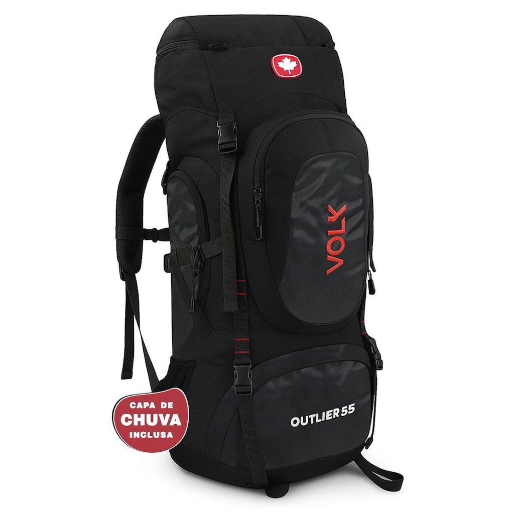 Mochila Camping Cargueira Volk 55L Trilha