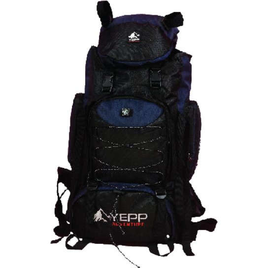 Mochila Camping Reforçada Impermeável Da Yepp 75 Litros - Azul Menor preço em Mochila Camping Reforçada Impermeável Da Yepp 75 Litros - Azul
