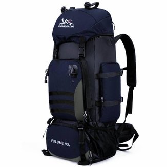 Mochila Camping Trilha Viagem Cargueira Caminhada Grande 90l
