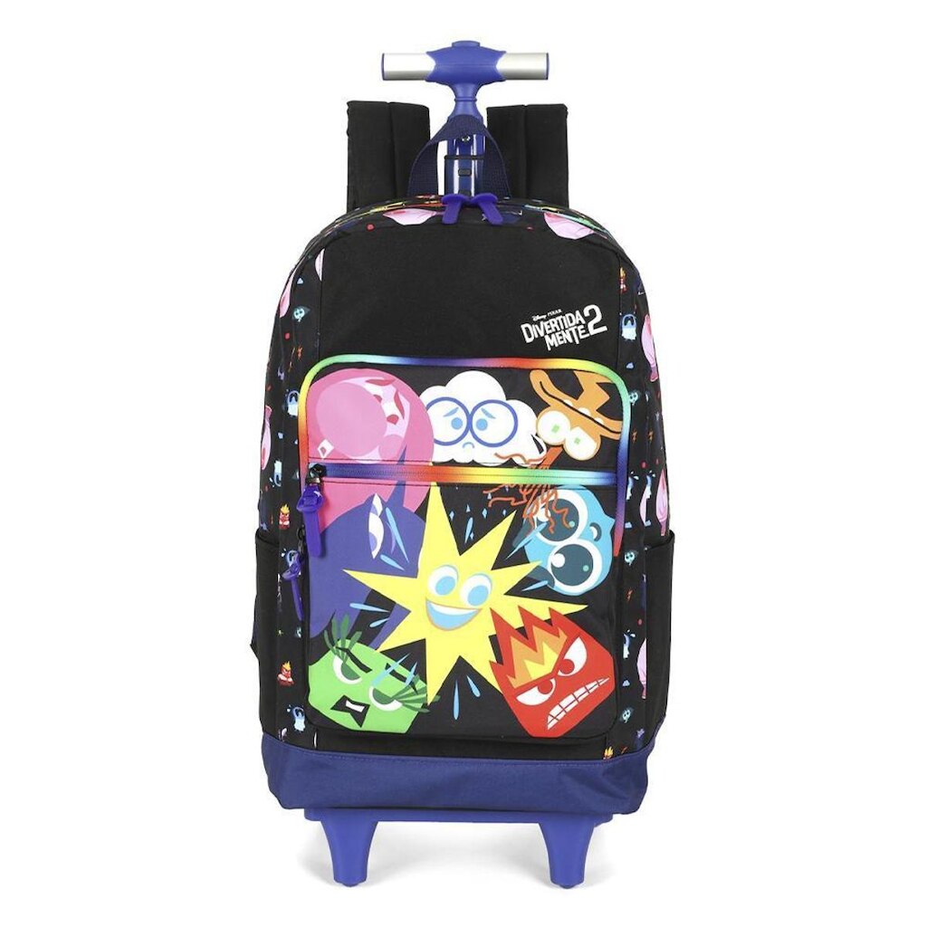 Mochila Carrinho Roxo Kids Divertida Mente 2 | Luxcel