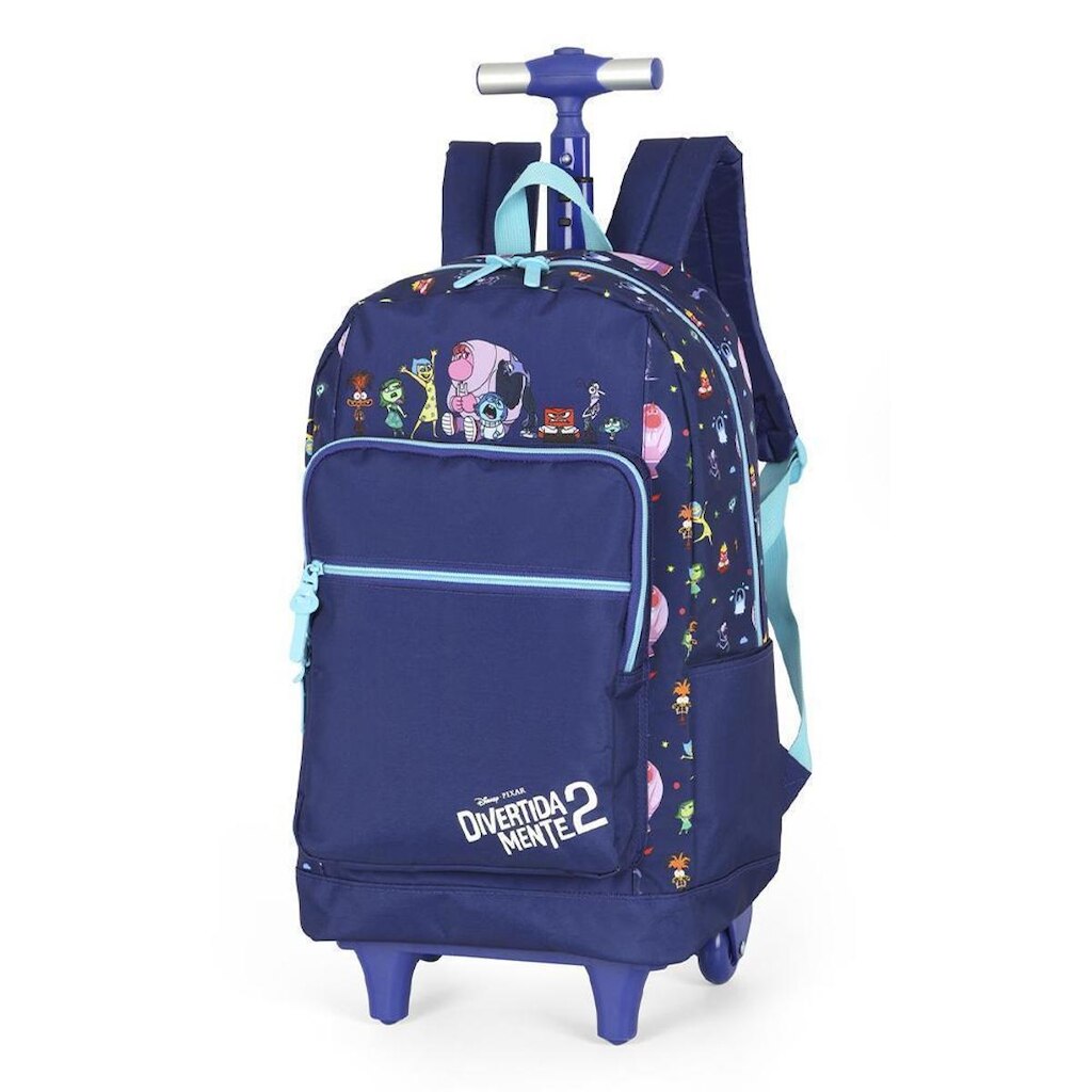 Mochila Carrinho Roxo Kids Divertida Mente 2 | Luxcel