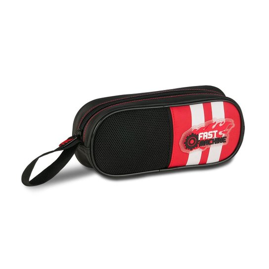 Mochila Carros com Lancheira e Estojo Kit Escolar Meninos