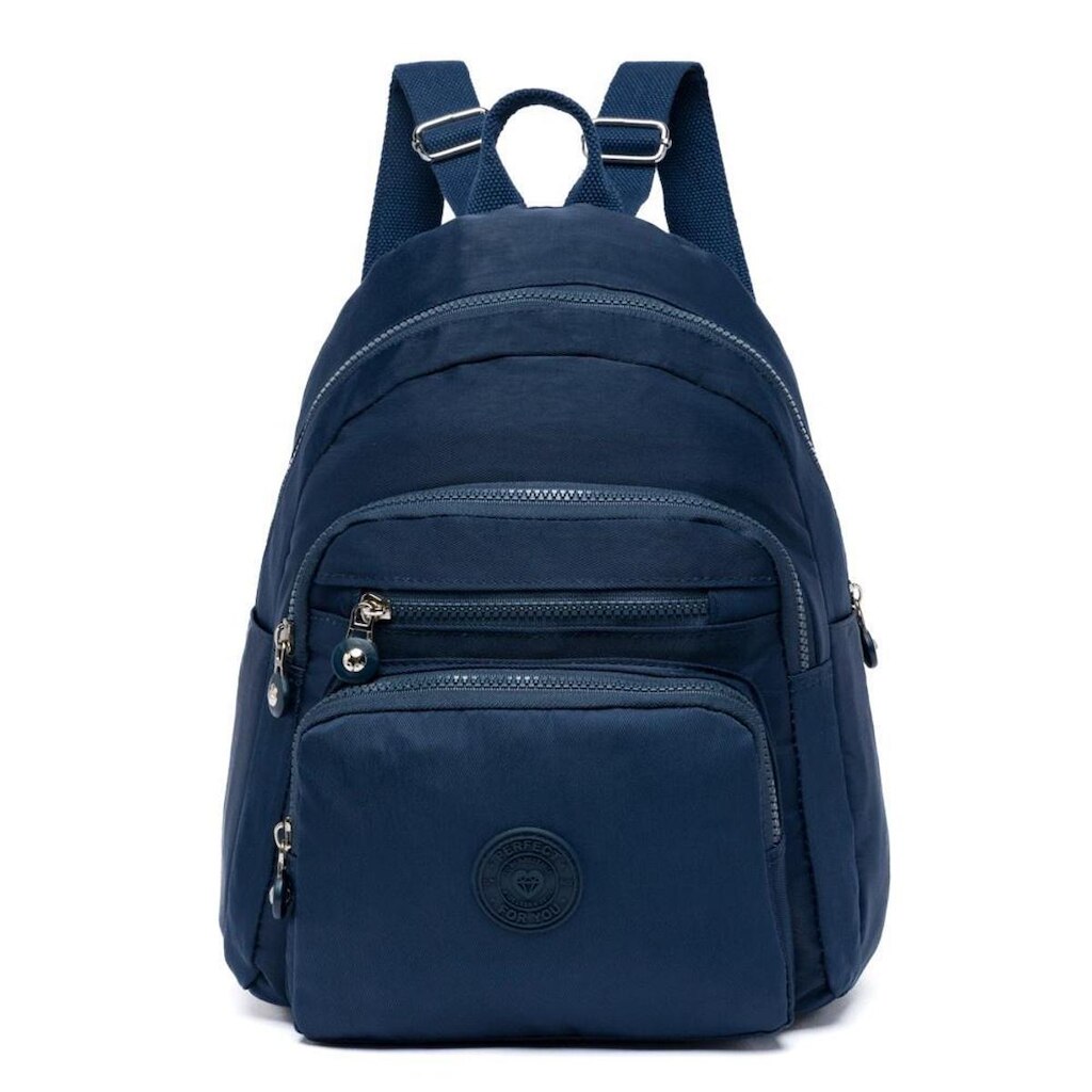 Mochila Casual Feminina Compacta com Bolsos 8 Litros
