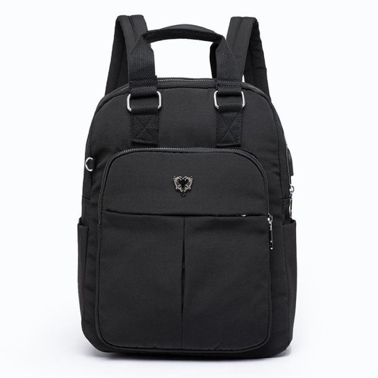 Mochila Cavalera Executiva Feminina Reforçada Notebook - Preto Menor preço em Mochila Cavalera Executiva Feminina Reforçada Notebook - Preto