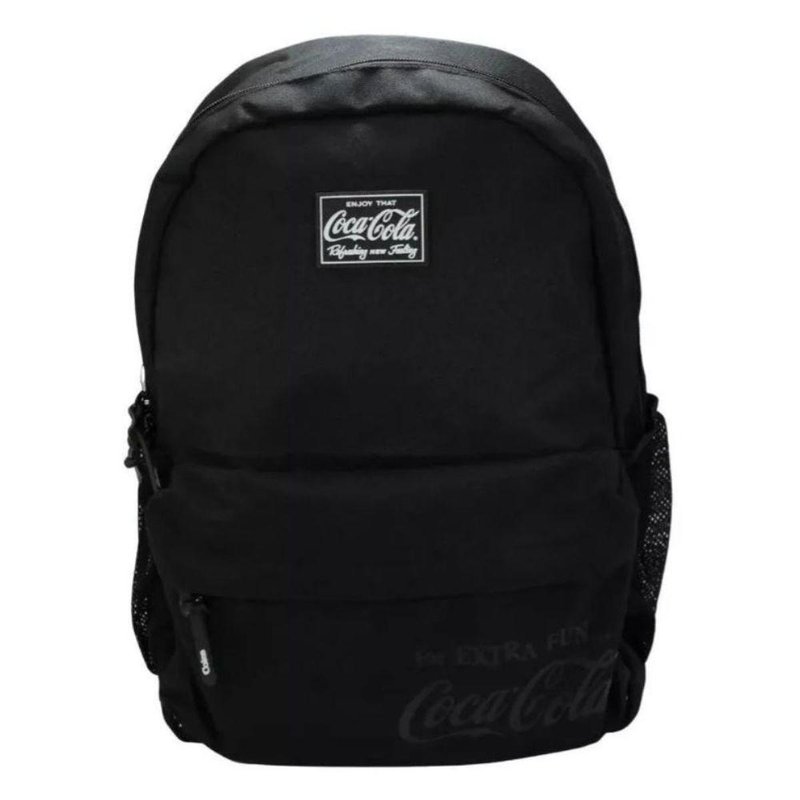 Mochila Coca Cola Flat Renew Unissex Preto Poliéster Casual em oferta na Shopee Mochila Coca Cola Flat Renew Unissex Preto Poliéster Casual