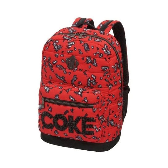 Mochila Coca Cola Malawi - Vermelho Menor preço em Mochila Coca Cola Malawi - Vermelho
