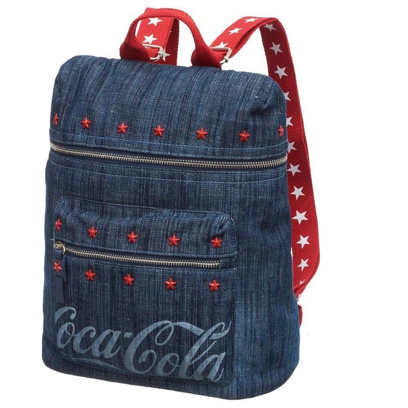 Mochila Coca-cola Mini 8840106 Pequena Feminina Stars Mochila Coca-cola Mini 8840106 Pequena Feminina Stars
