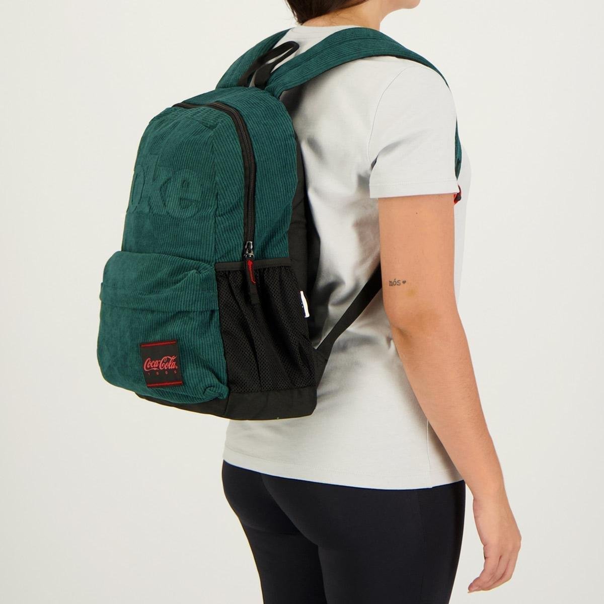 Mochila Coca Cola Royal Verde Menor preço em Mochila Coca Cola Royal Verde