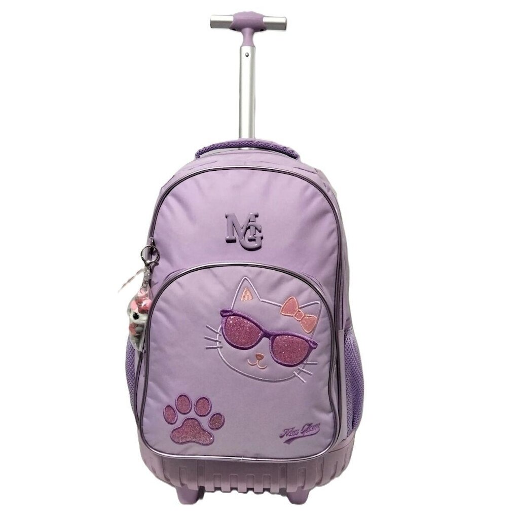 Mochila Com Carrinho e Rodas infantil 4 rodas giratorias Escolar Lamimi