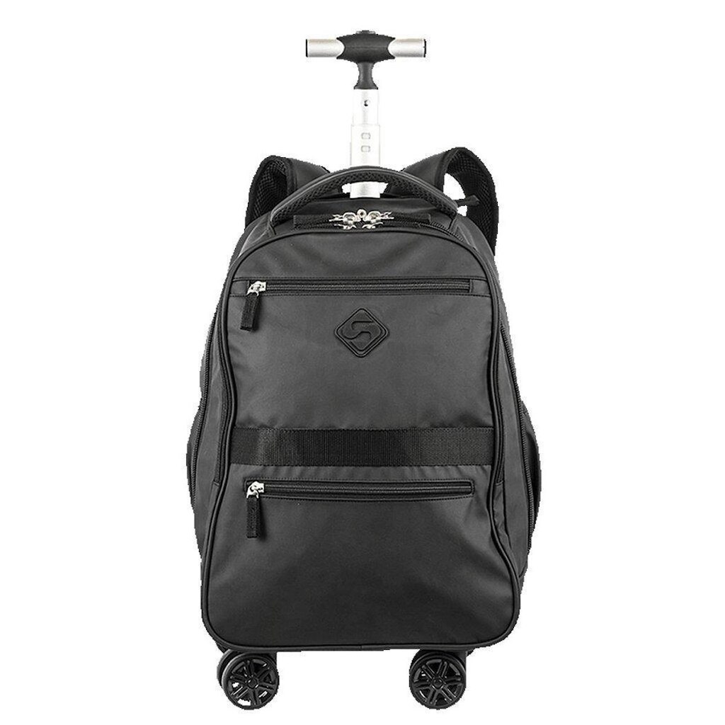 Mochila com Carrinho Sestini 4R Rolling Hidroblock Preto