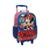 Mochila com Rodas Escolar 14 Minnie Tropical - Azul