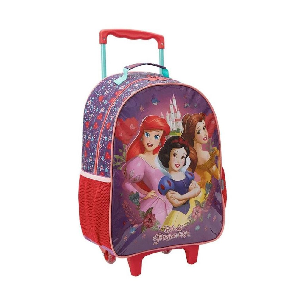 Mochila com Rodas Escolar 14 Princesa Disney Cast
