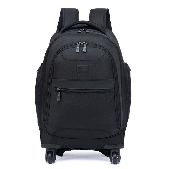 Mochila Com Rodinhas MCD Executiva Grande Resistente Trabalho Moderna 30L