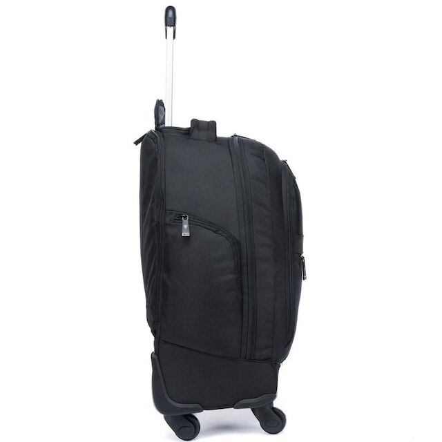 Mochila Com Rodinhas MCD Executiva Grande Resistente Trabalho Moderna 30L