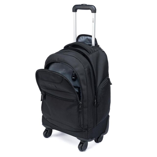 Mochila Com Rodinhas MCD Executiva Grande Resistente Trabalho Moderna 30L
