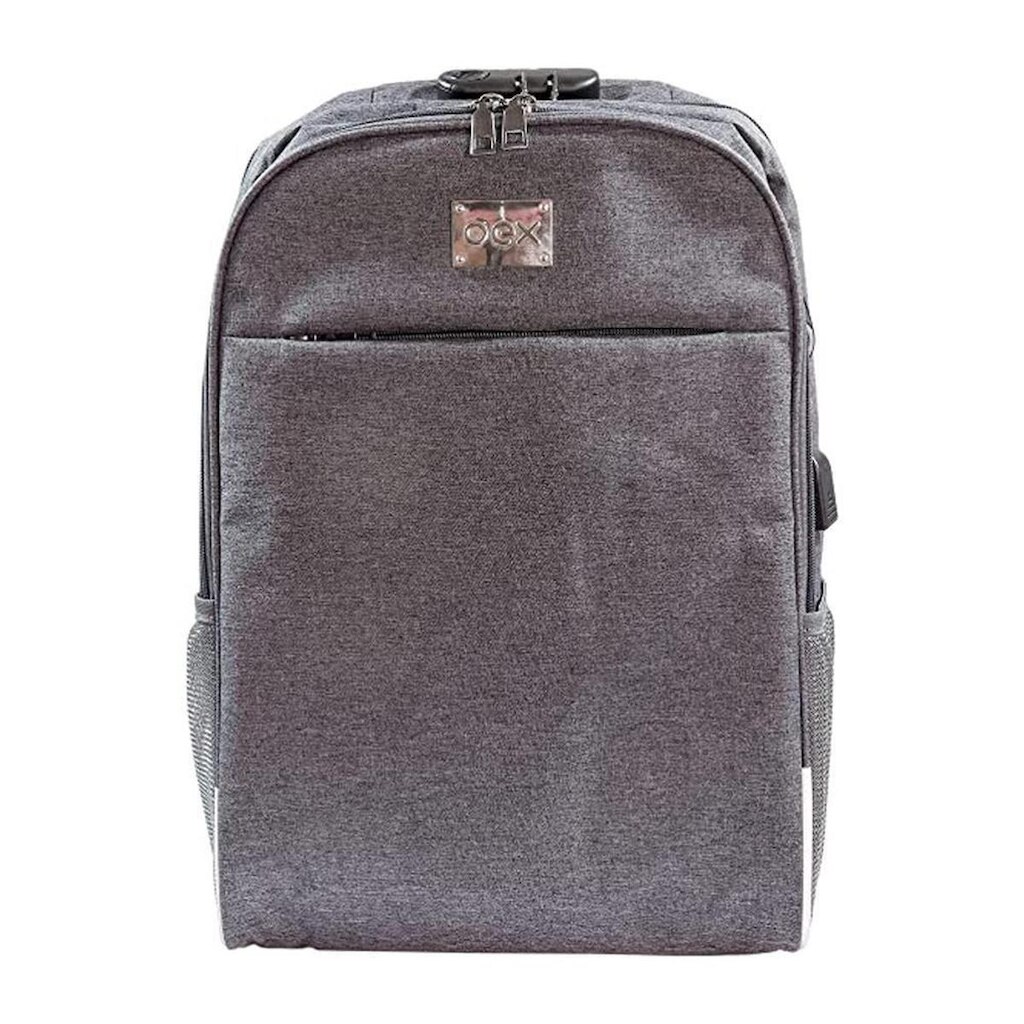 Mochila com USB E Saída para Fone de Ouvido OEX BK108 Cinza