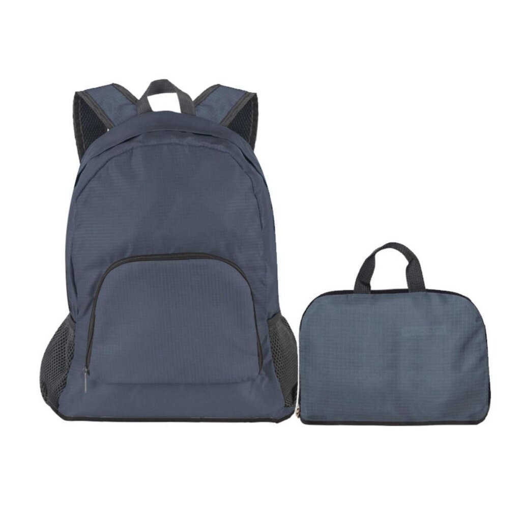 Mochila Compacta Dobrável de Poliéster Resistente à Água