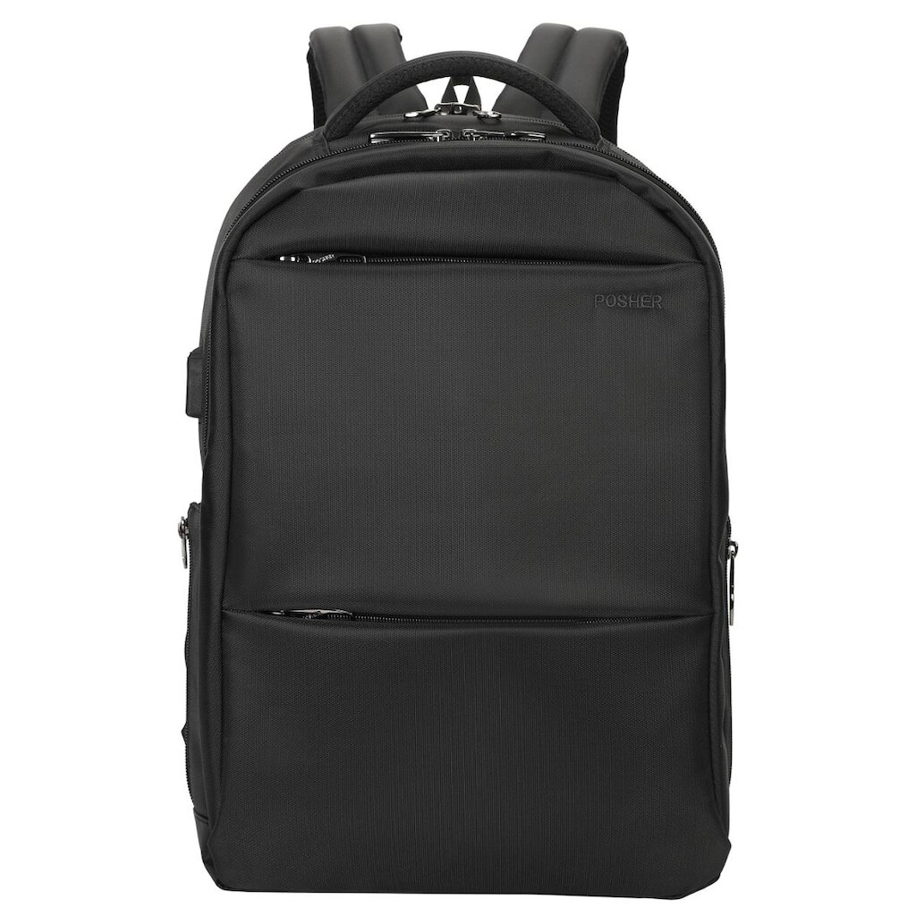Mochila Cosmo Pro Executiva Antifurto Preta - Posher