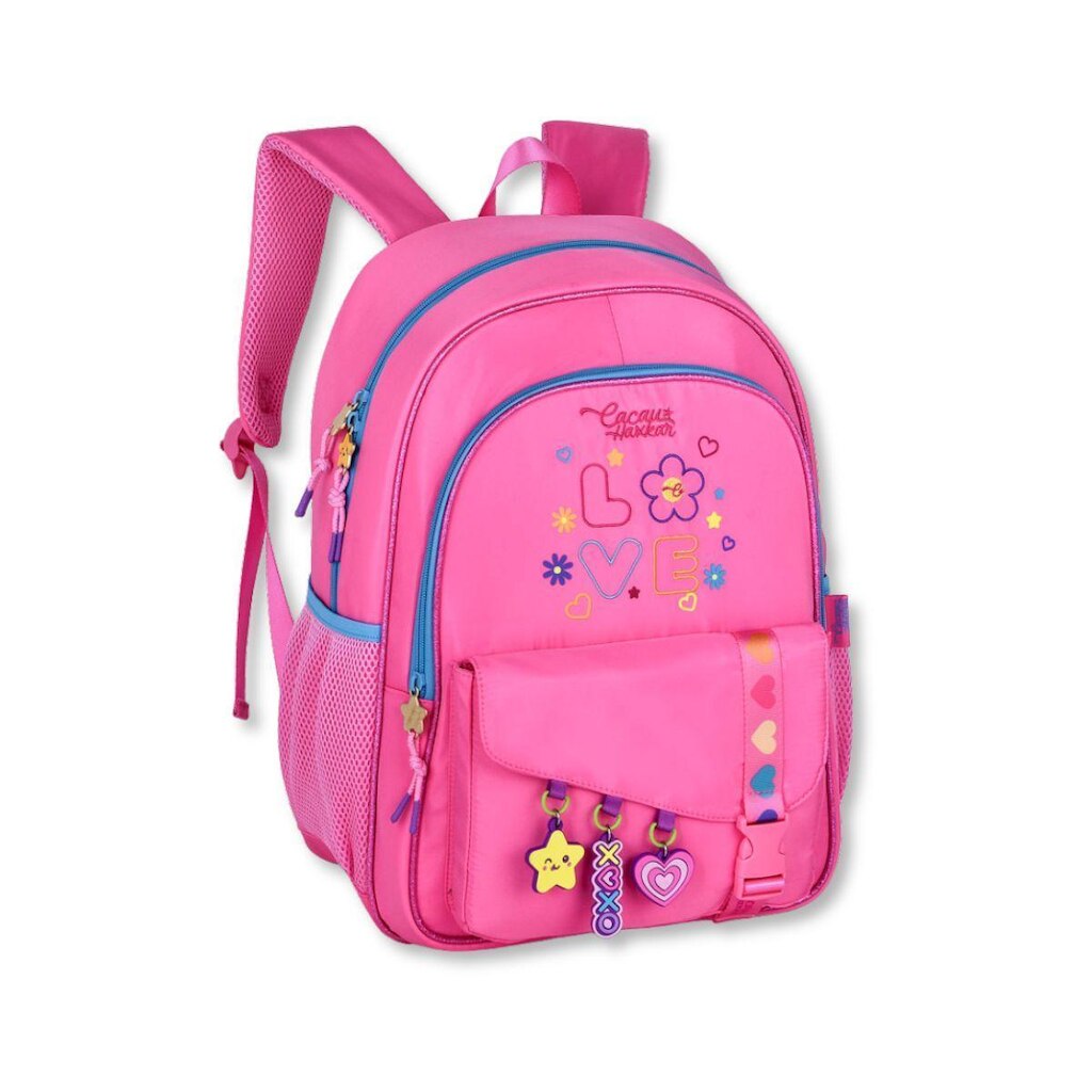 Mochila Costas Cacau Haxkar Bolsa Escolar Feminina Moderna
