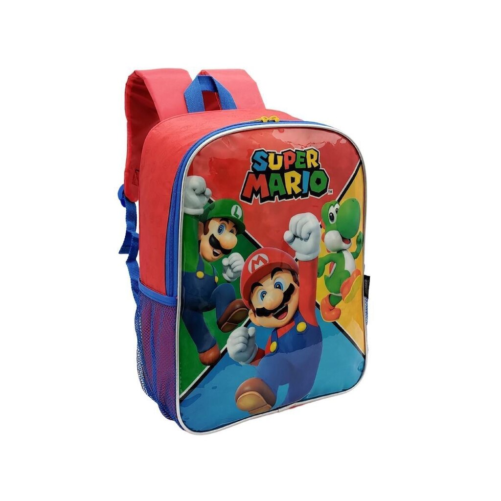MOCHILA COSTAS ESCOLAR INFANTIL SUPER MARIO - LUXCEL