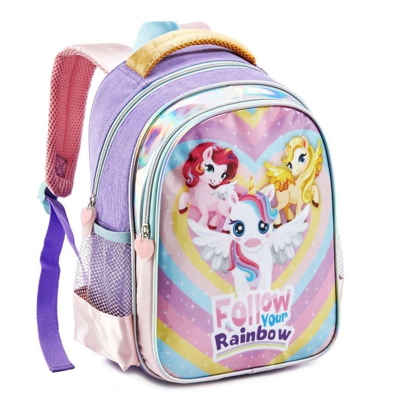 Mochila Costas Escolar Infantil Unicornio Lançamento em oferta na Shopee Mochila Costas Escolar Infantil Unicornio Lançamento
