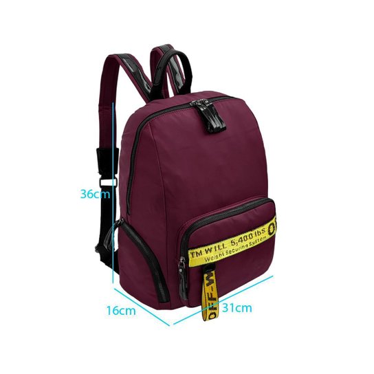 MOCHILA COSTAS FEMININA REFORÇADA ESCOLA TRABALHO