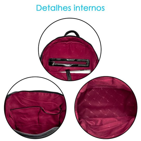 MOCHILA COSTAS FEMININA REFORÇADA ESCOLA TRABALHO