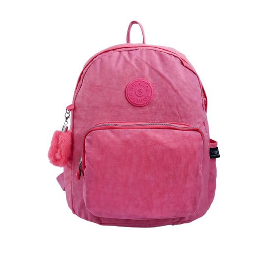 MOCHILA COSTAS JUVENIL CASUAL - SANTINO - Rosa Menor preço em MOCHILA COSTAS JUVENIL CASUAL - SANTINO - Rosa