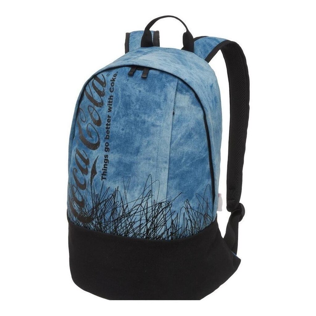 Mochila Costas Juvenil Estilo Jeans Coca-cola Scrible PAcific