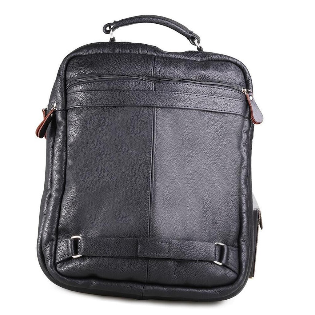 Mochila Couro Executiva Impermeável Masculina Rafarillo