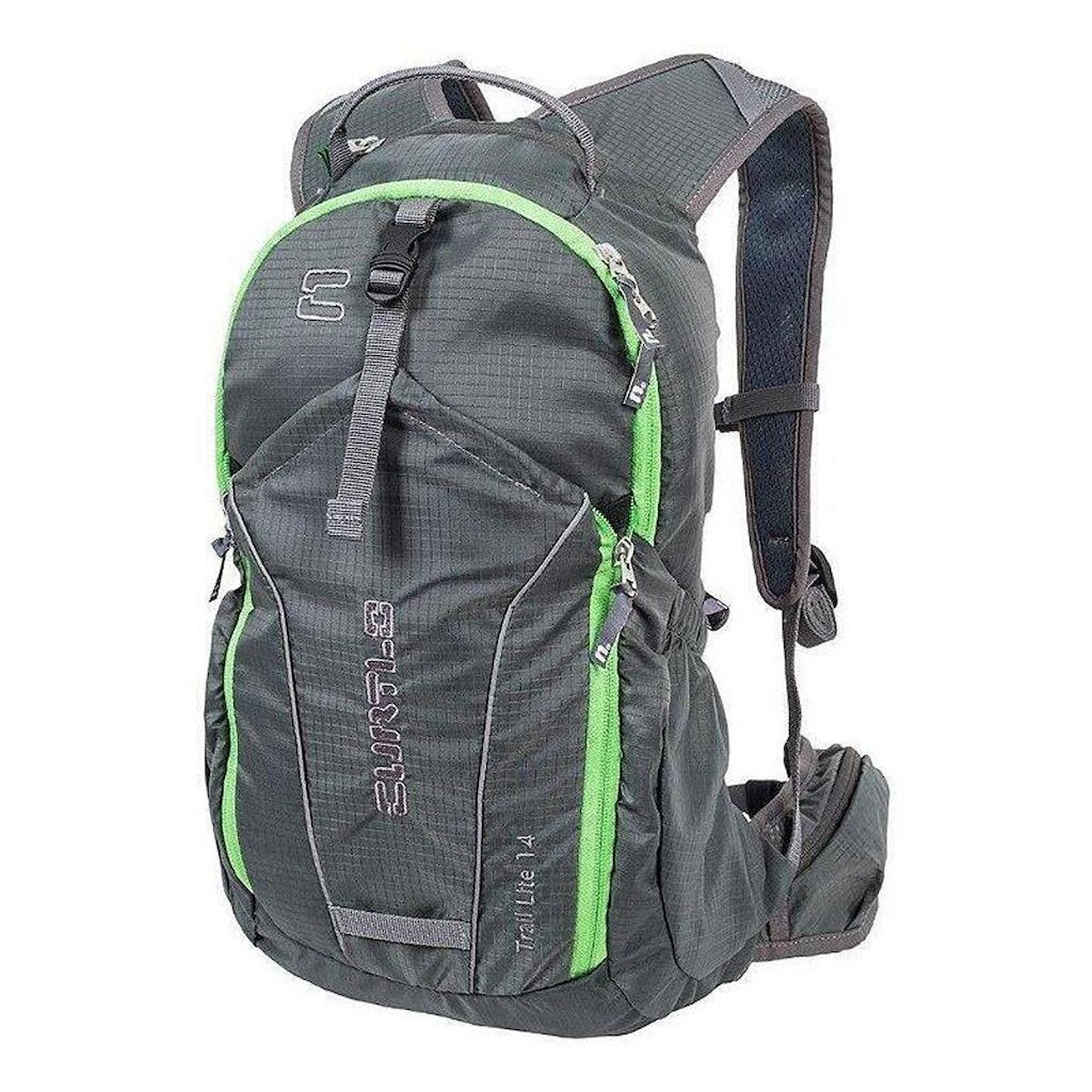 Mochila Curtlo Trail Lite Cinza E Verde 14 Litros