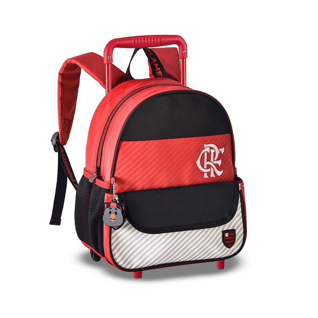 Mochila de Carrinho Flamengo Bolsa Escolar Futebol Infantil