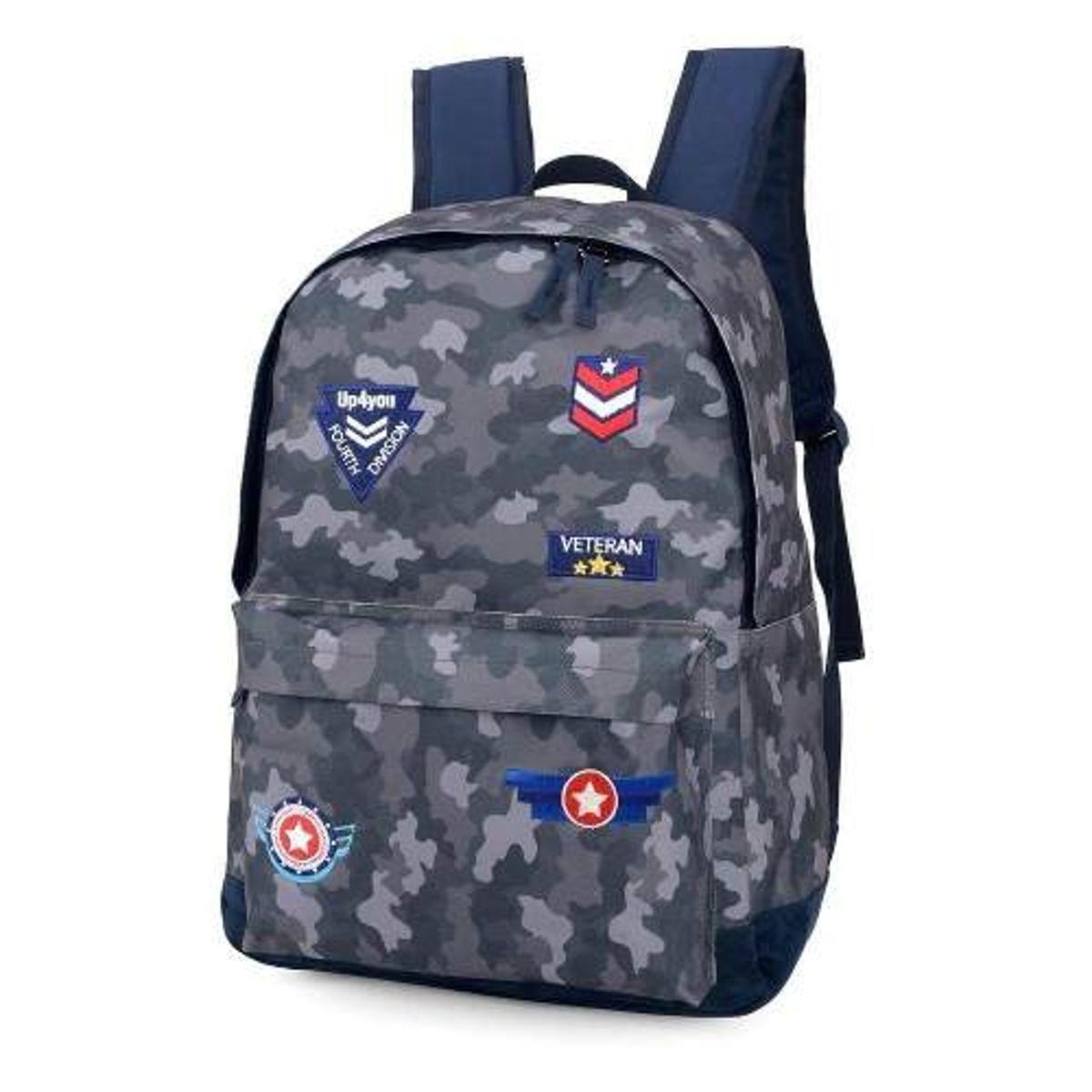 mochila camuflada netshoes