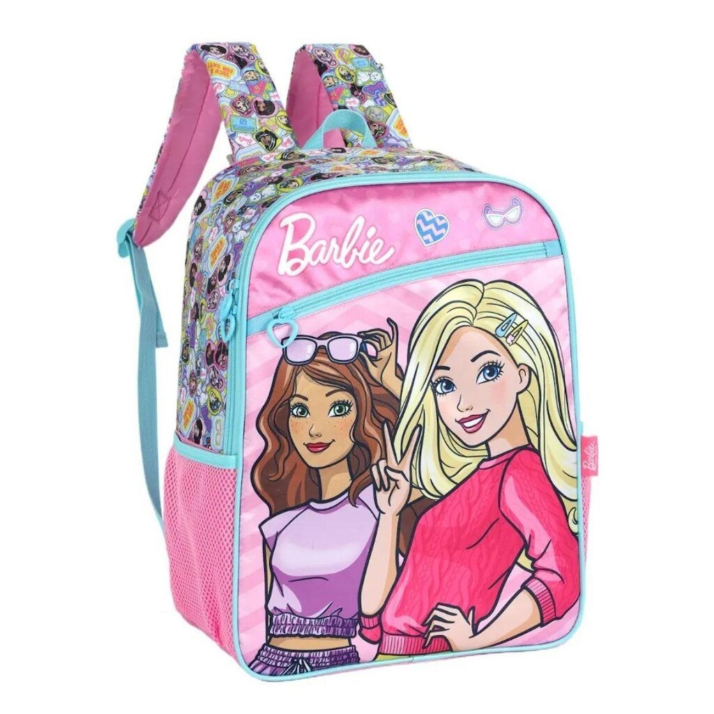 Mochila de Costas Escolar Infantil Barbie