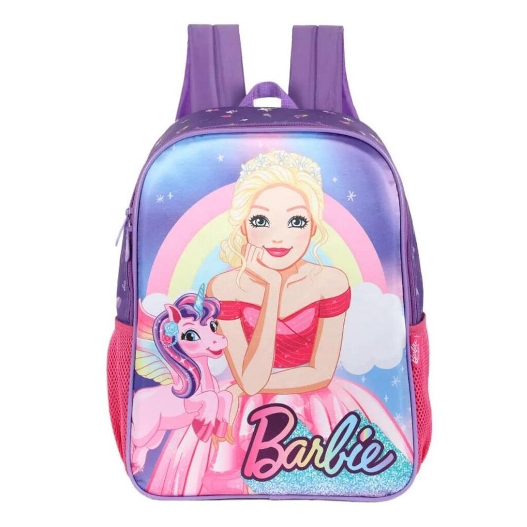 Mochila de Costas Escolar Infantil Barbie