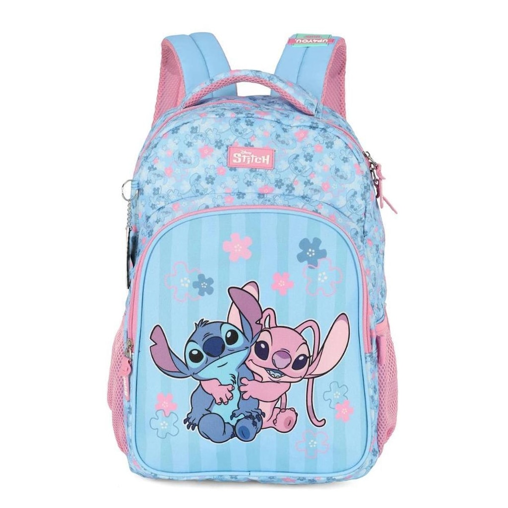 Mochila De Costas Escolar Infantil Stitch Luxcel Original